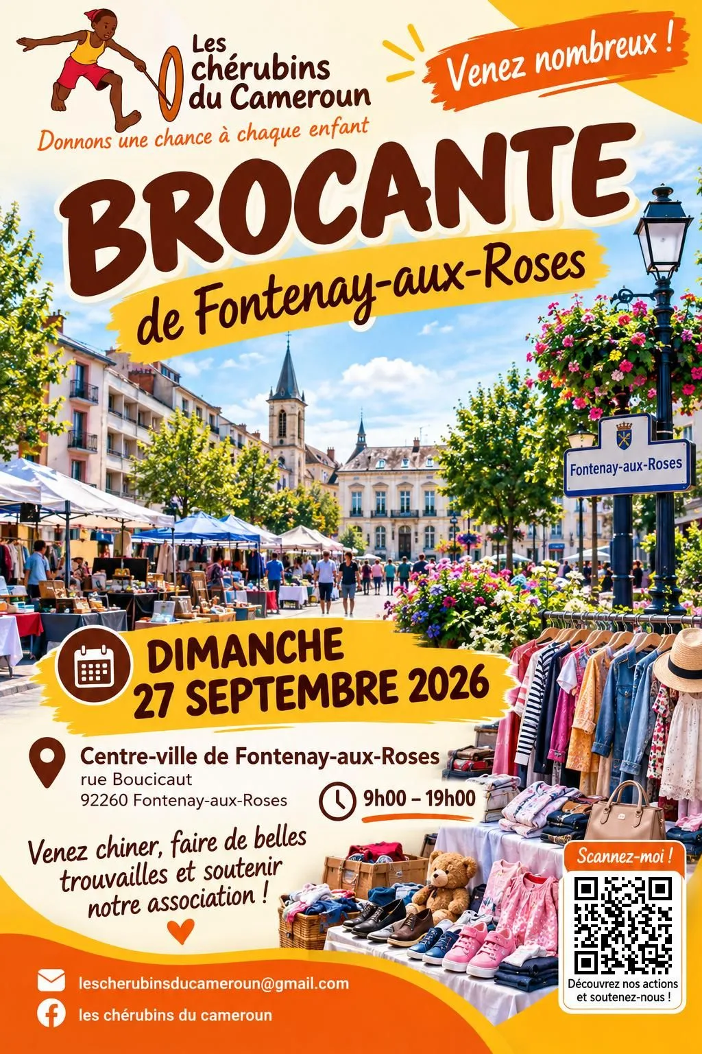 Brocante de Fontenay-aux-Roses — dimanche 27 septembre 2026