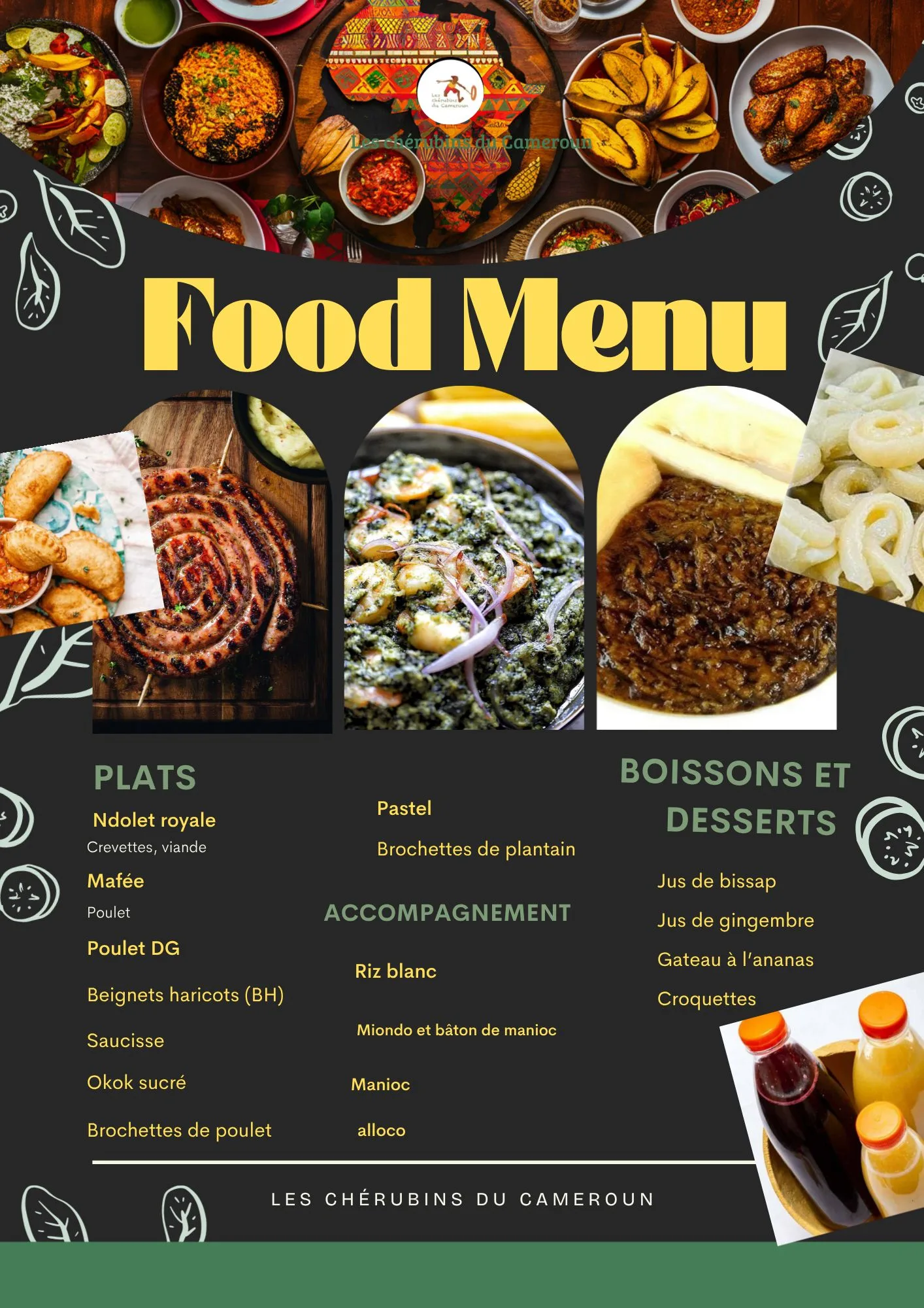 Restaurant « La tchop du mboa » au Forum des associations
